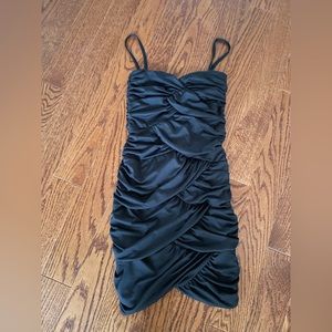 Black mini H and M dress